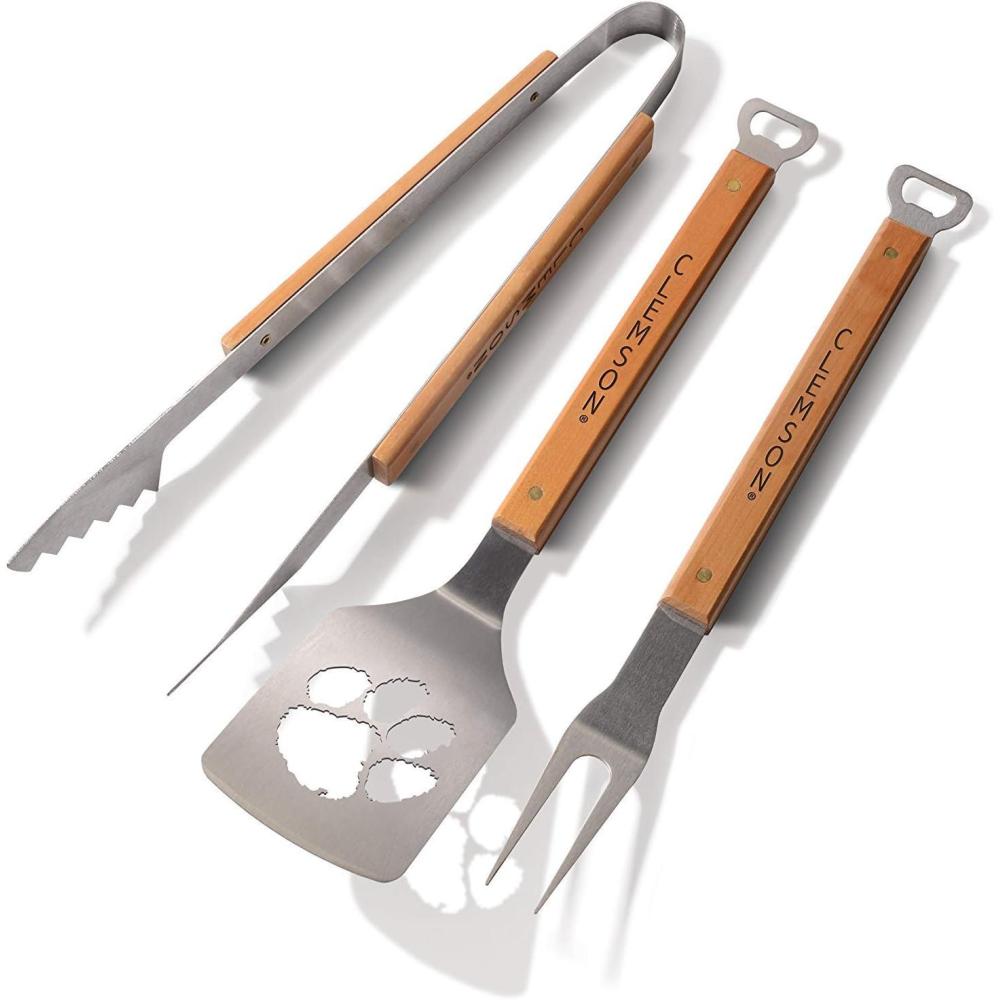 imageYouTheFan NCAA Classic Series 3Piece BBQ SetClemson Tigers