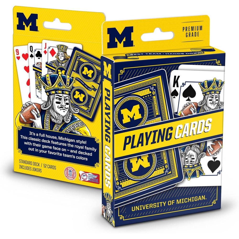 imageYouTheFan NCAA Classic Series Playing CardsMichigan Wolverines