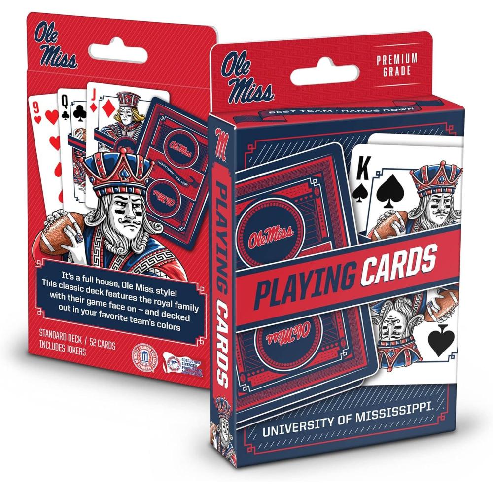 imageYouTheFan NCAA Classic Series Playing CardsMississippi Rebels