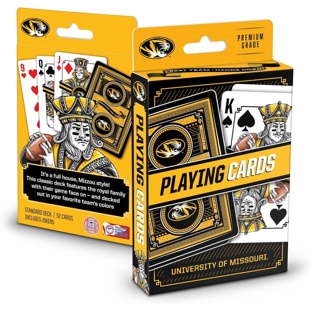 imageYouTheFan NCAA Classic Series Playing CardsMissouri Tigers