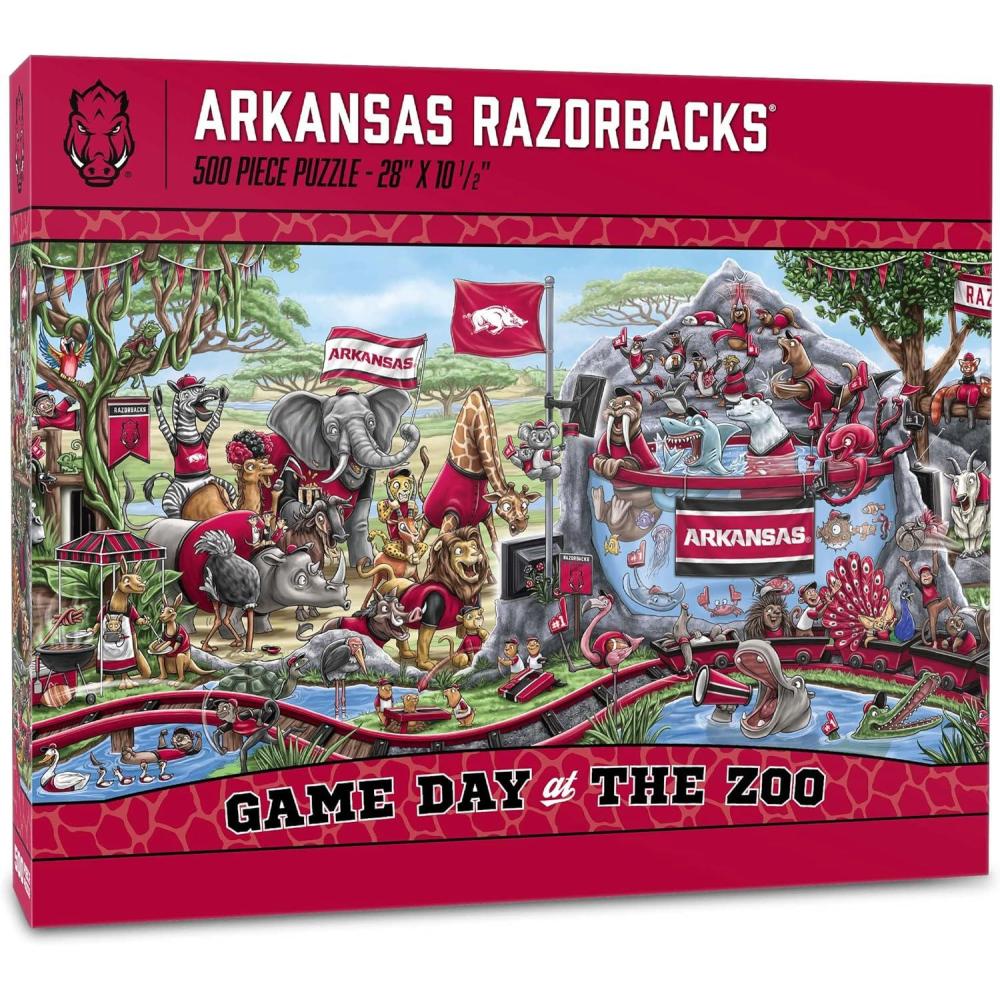 imageYouTheFan NCAA Game Day at The Zoo 500pc PuzzleArkansas Razorbacks