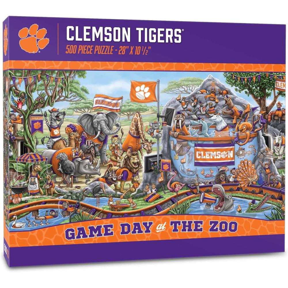 imageYouTheFan NCAA Game Day at The Zoo 500pc PuzzleClemson Tigers