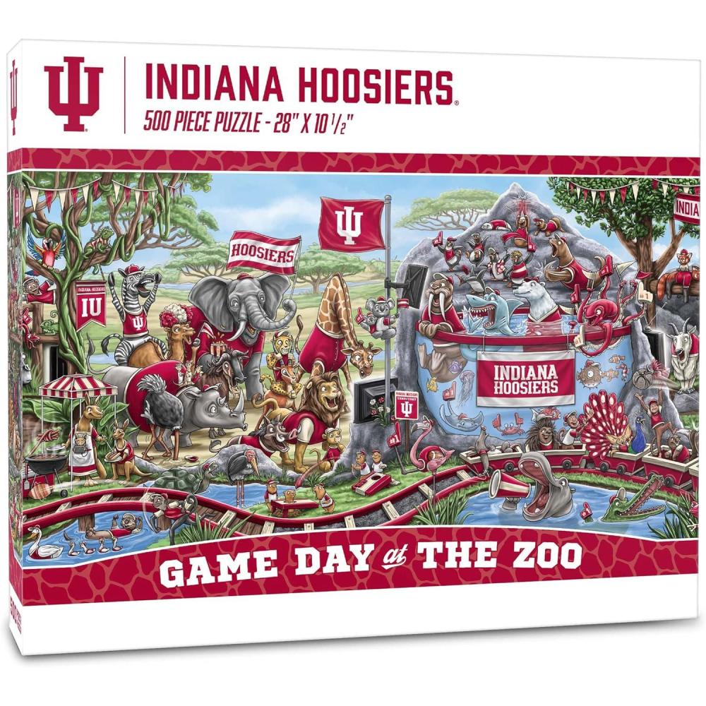 imageYouTheFan NCAA Game Day at The Zoo 500pc PuzzleIndiana Hoosiers