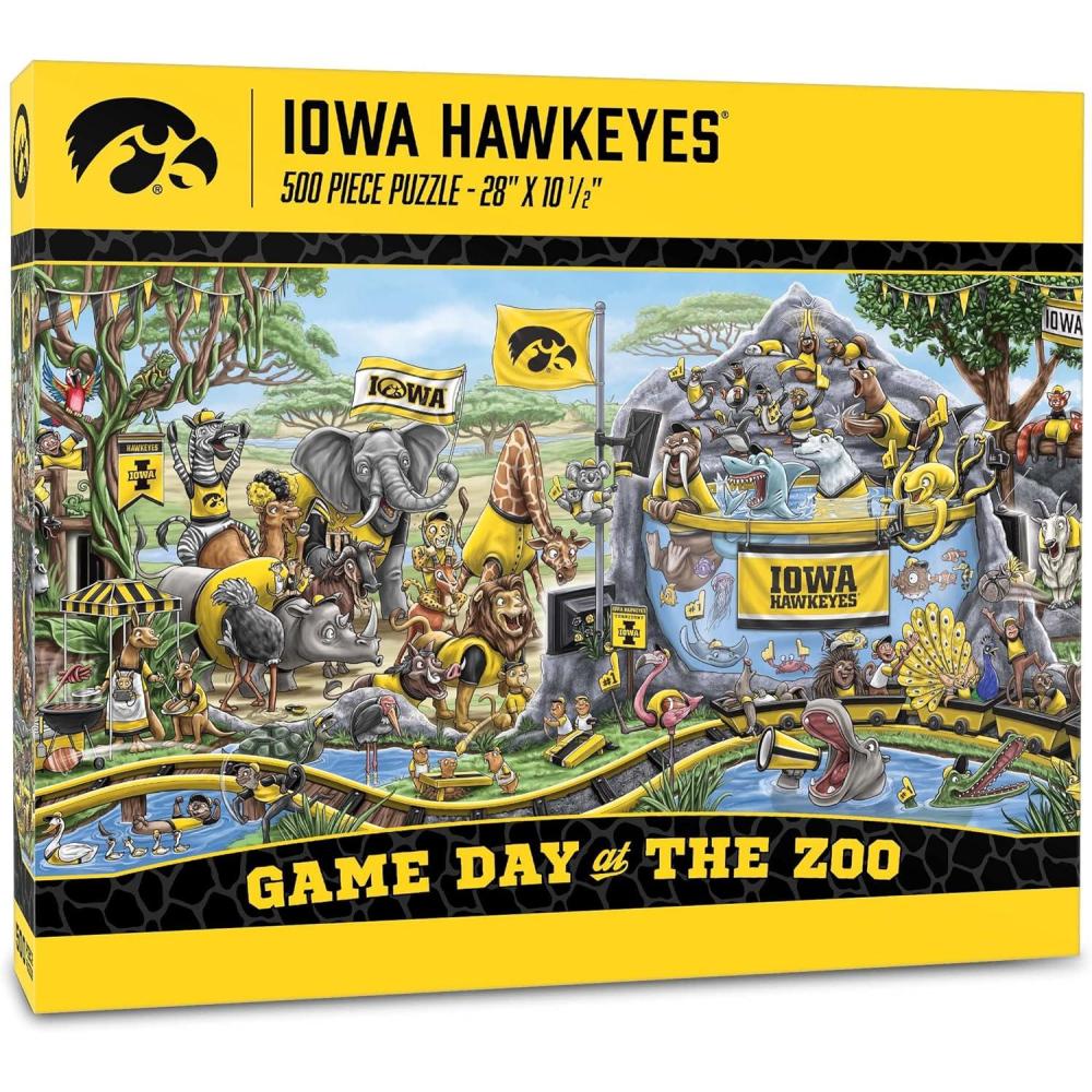 imageYouTheFan NCAA Game Day at The Zoo 500pc PuzzleIowa Hawkeyes