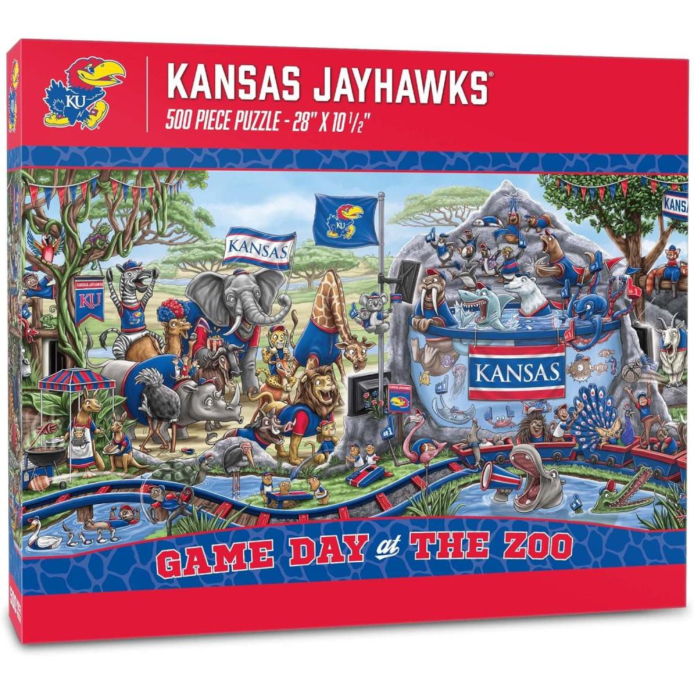 imageYouTheFan NCAA Game Day at The Zoo 500pc PuzzleKansas Jayhawks