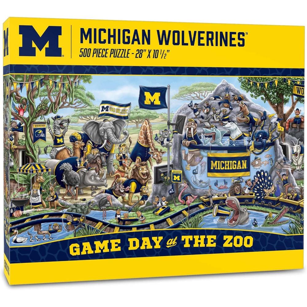 imageYouTheFan NCAA Game Day at The Zoo 500pc PuzzleMichigan Wolverines