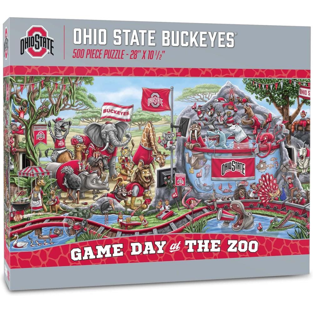 imageYouTheFan NCAA Game Day at The Zoo 500pc PuzzleOhio State Buckeyes
