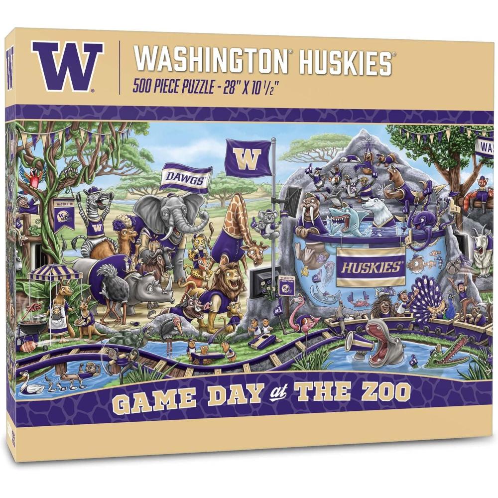 imageYouTheFan NCAA Game Day at The Zoo 500pc PuzzleWashington Huskies