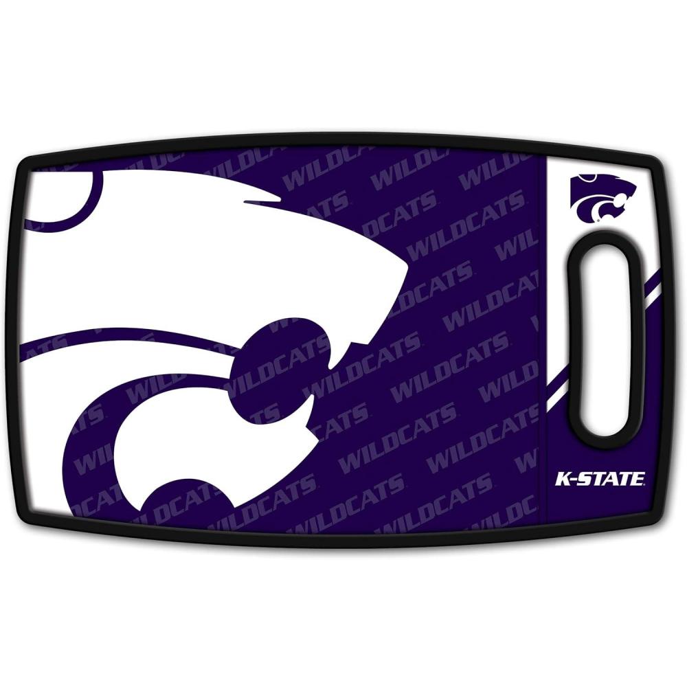 imageYouTheFan NCAA Logo Series Cutting BoardKansas St Wildcats
