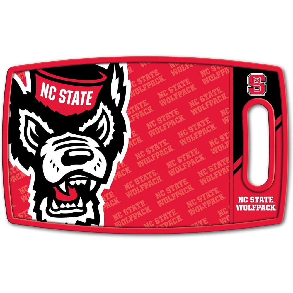 imageYouTheFan NCAA Logo Series Cutting BoardNC State Wolfpack