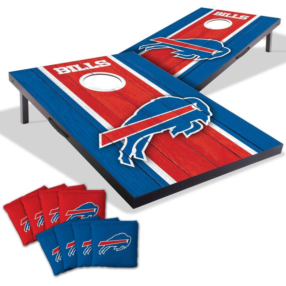 imageYouTheFan NFL 2 x 3 Portable Cornhole Game with Logo BagsBuffalo Bills