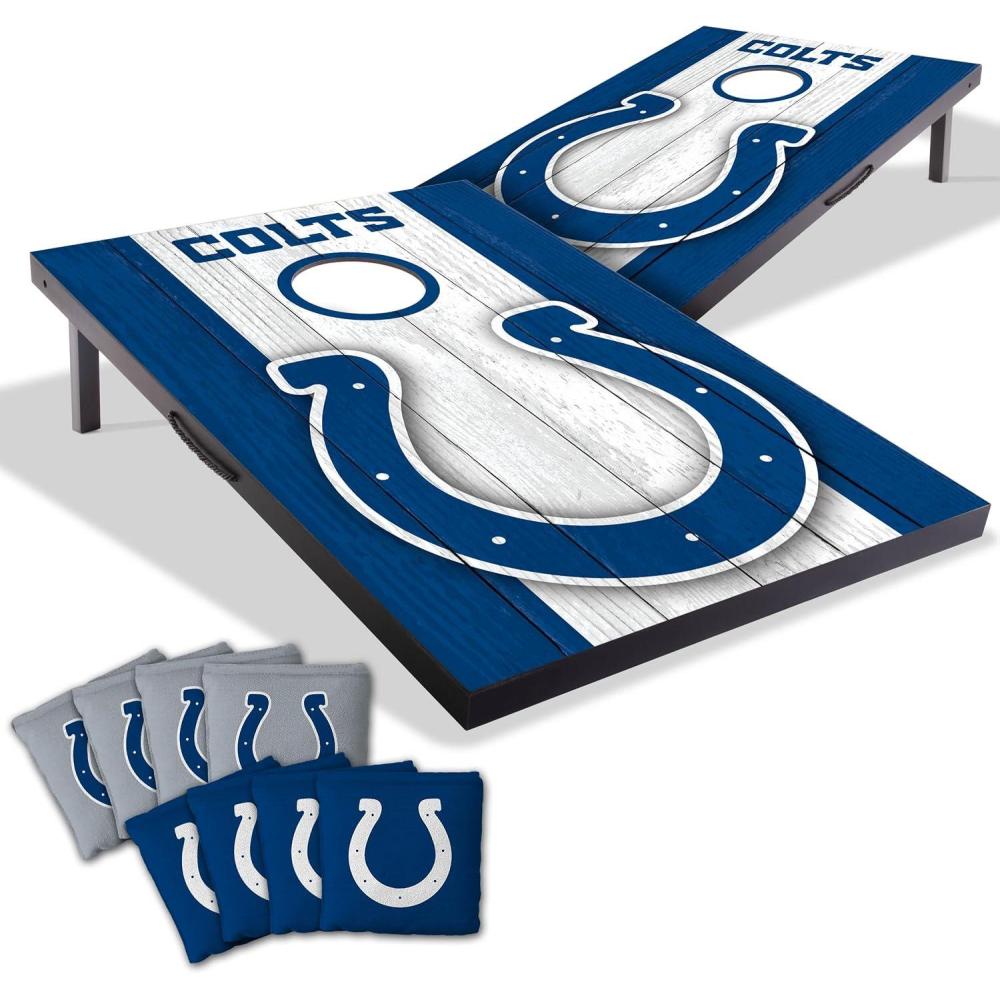 imageYouTheFan NFL 2 x 3 Portable Cornhole Game with Logo BagsIndianapolis Colts
