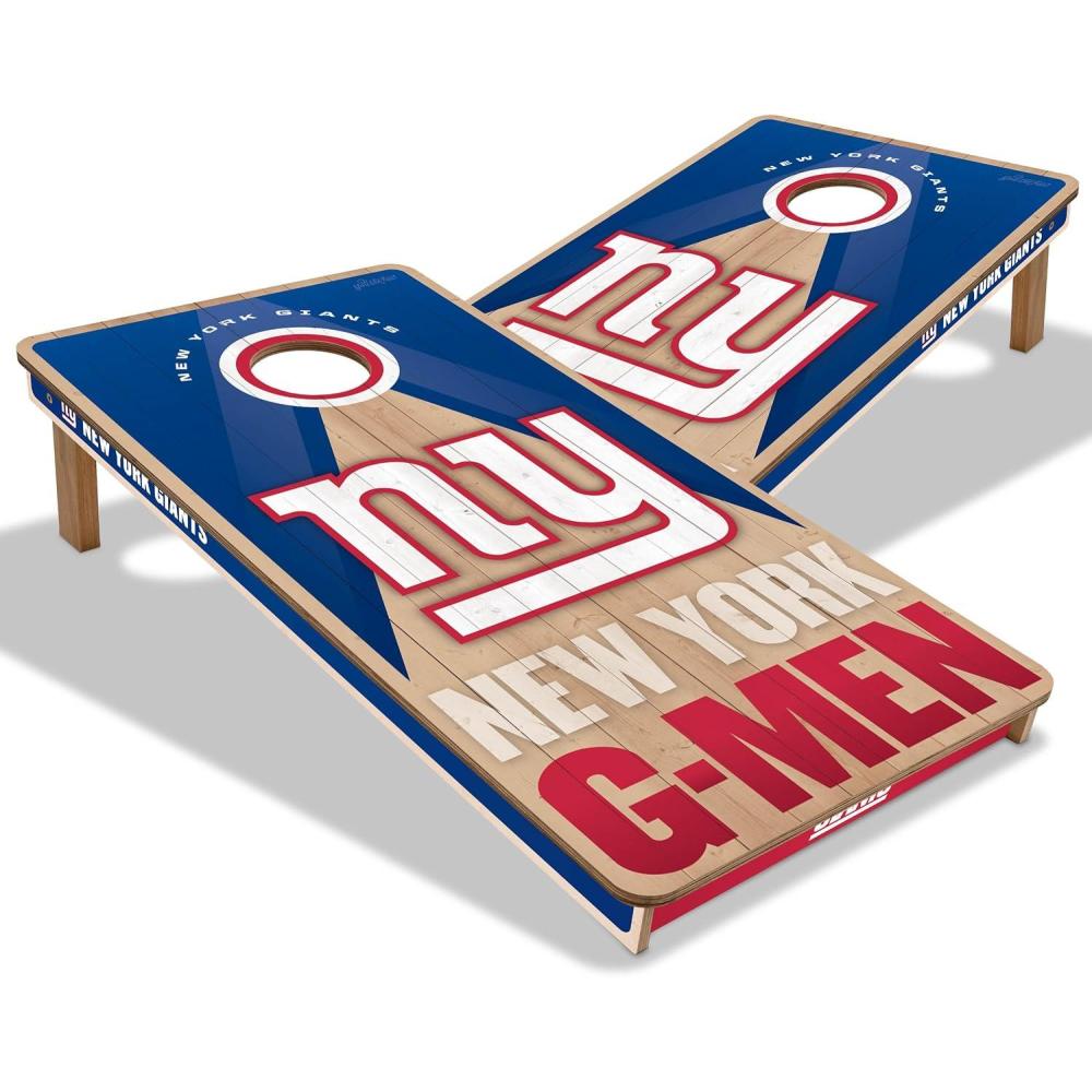 imageYouTheFan NFL 2 x 4 Slogan Series Professional Wood Cornhole GameNew York Giants