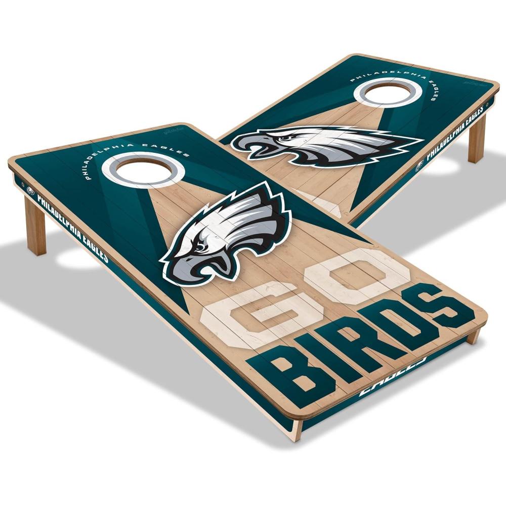 imageYouTheFan NFL 2 x 4 Slogan Series Professional Wood Cornhole GamePhiladelphia Eagles