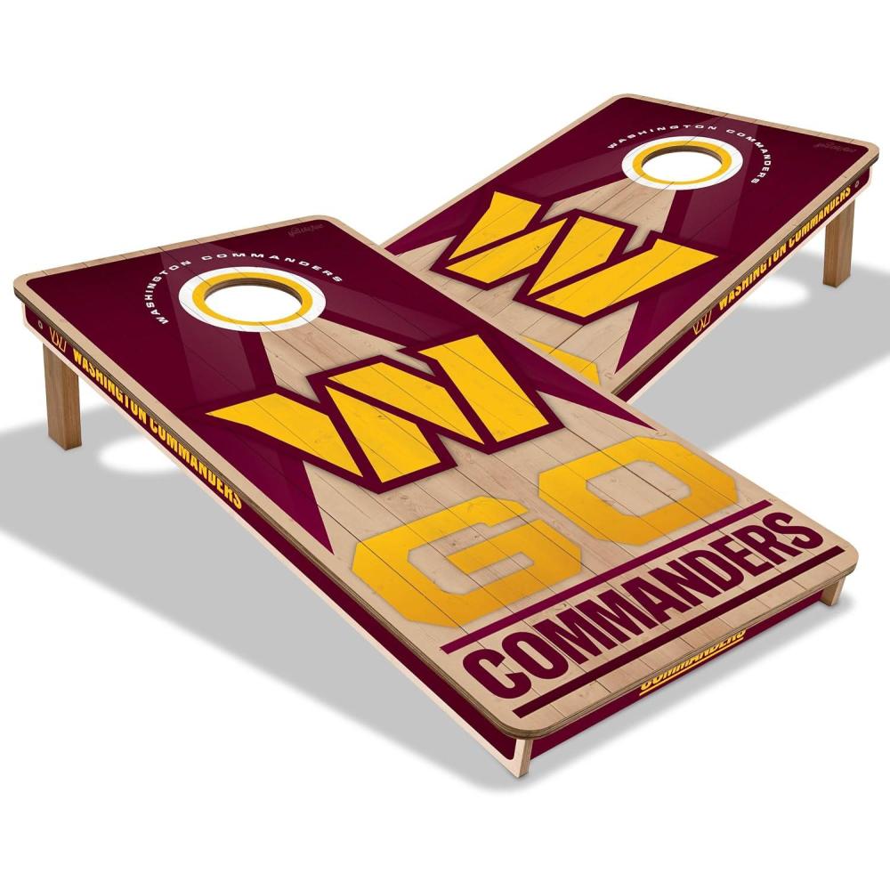 imageYouTheFan NFL 2 x 4 Slogan Series Professional Wood Cornhole GameWashington Commanders