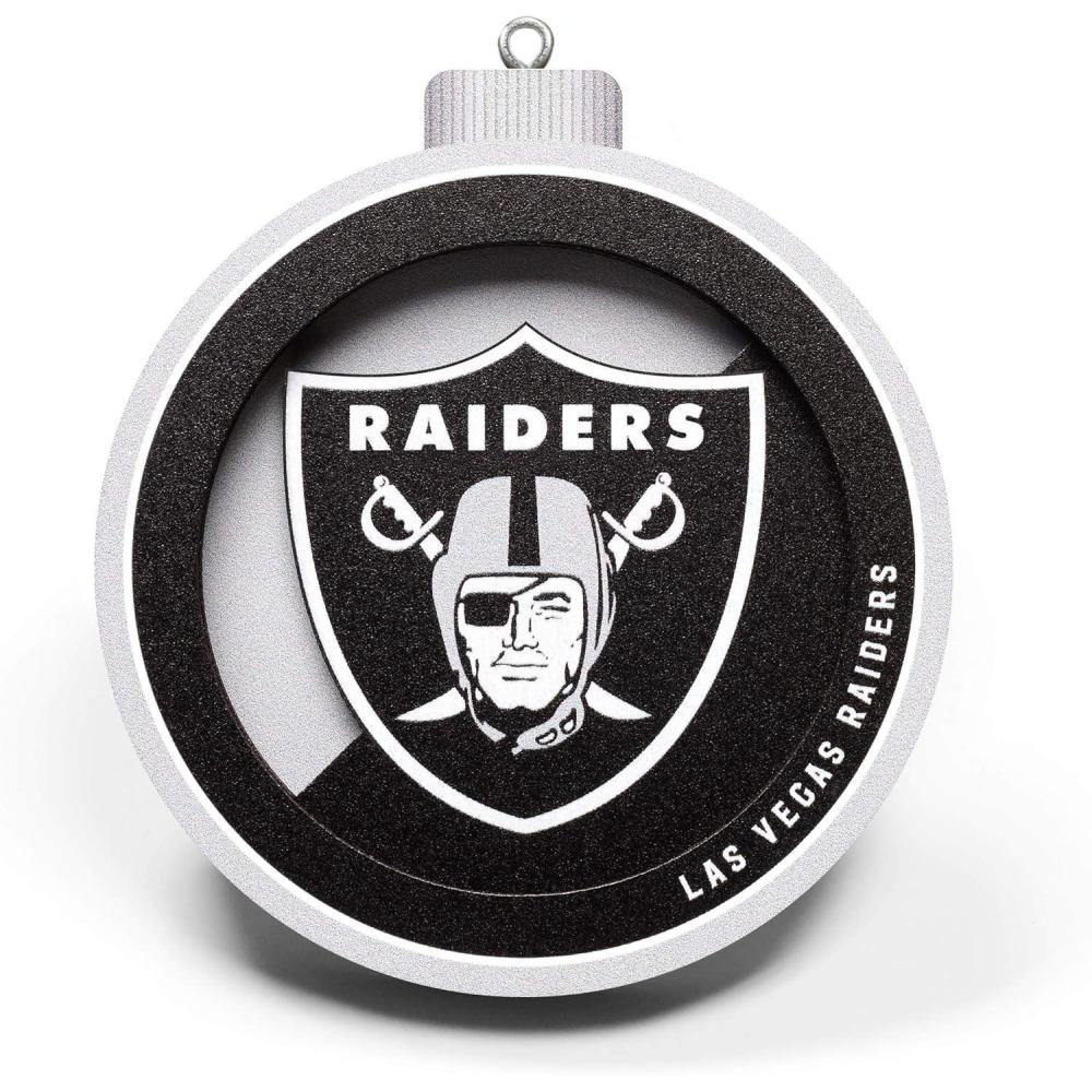 imageYouTheFan NFL 3D Logo Series OrnamentLas Vegas Raiders