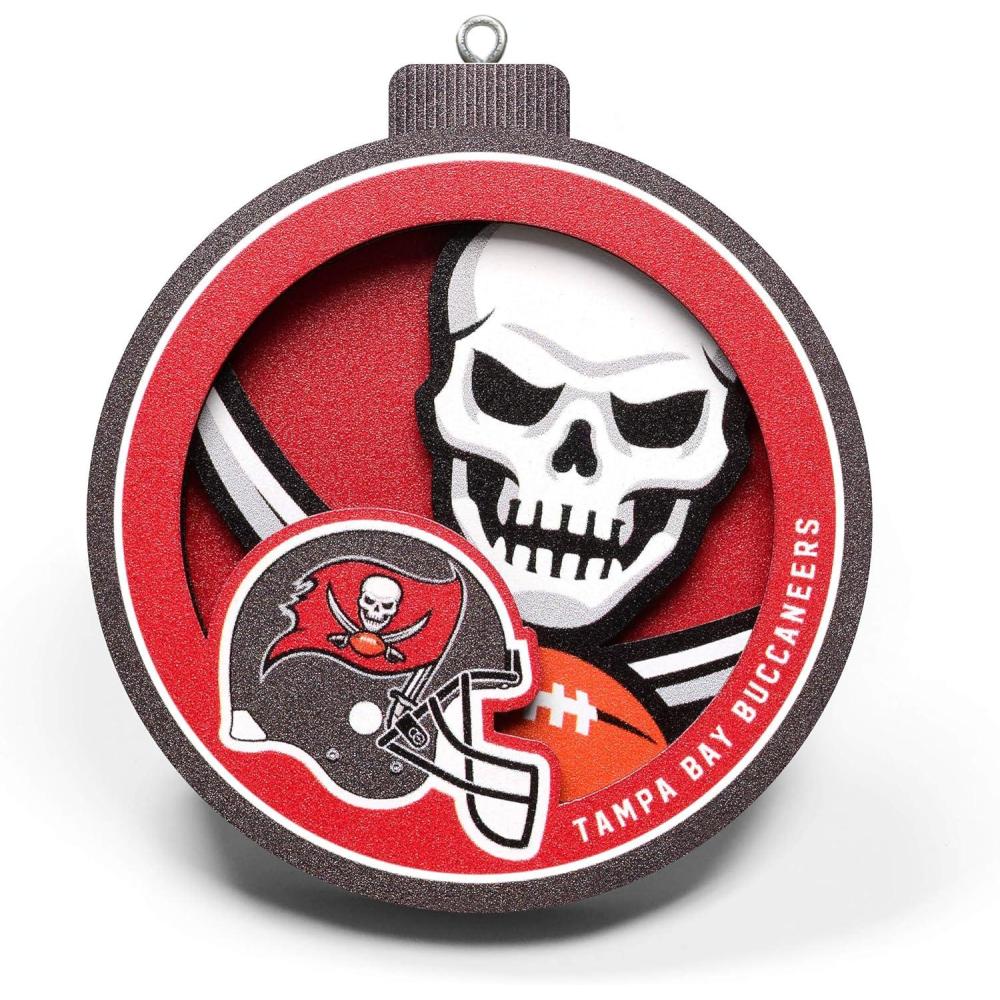imageYouTheFan NFL 3D Logo Series OrnamentTampa Bay Buccaneers