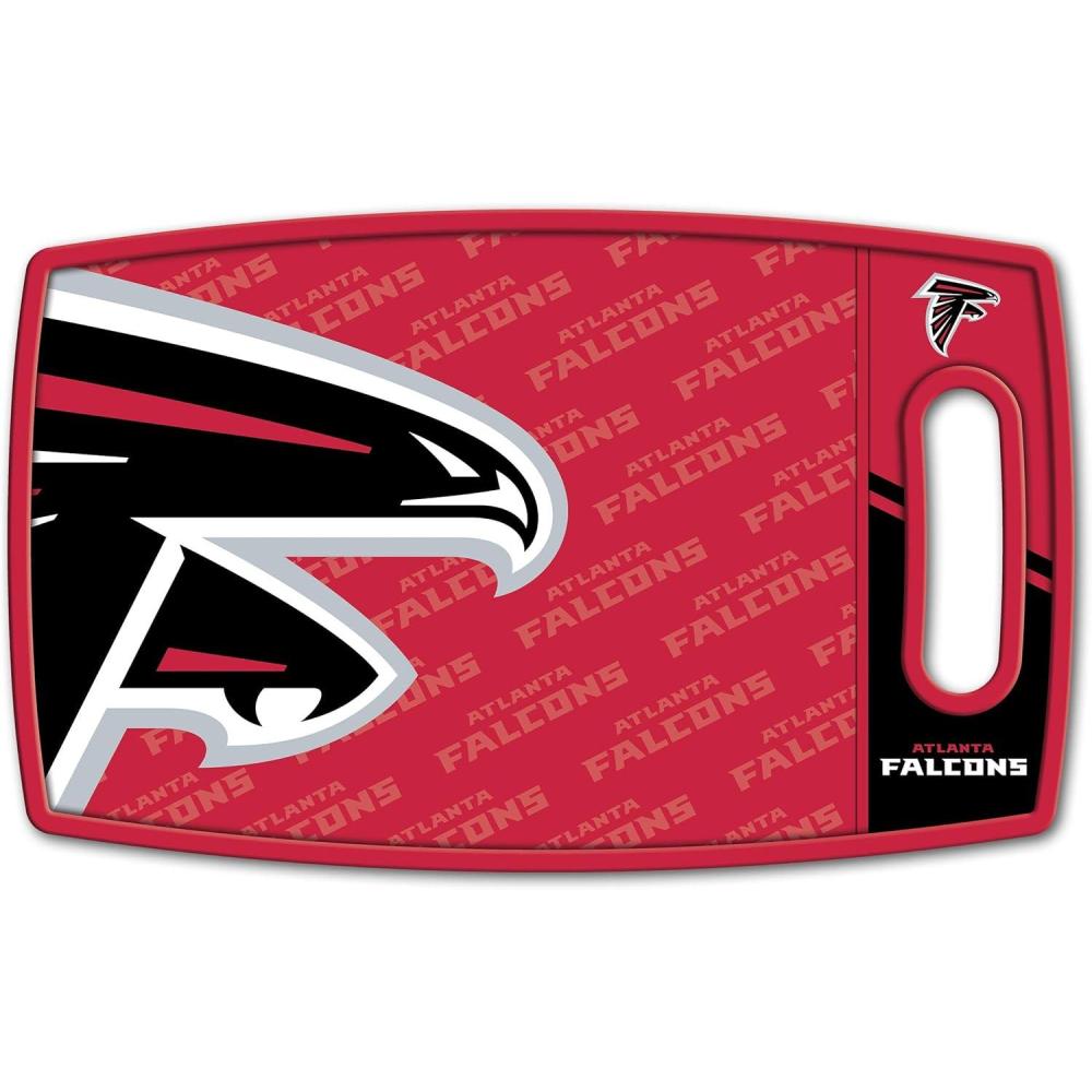 imageYouTheFan NFL Arizona Cardinals Logo Series Cutting BoardAtlanta Falcons