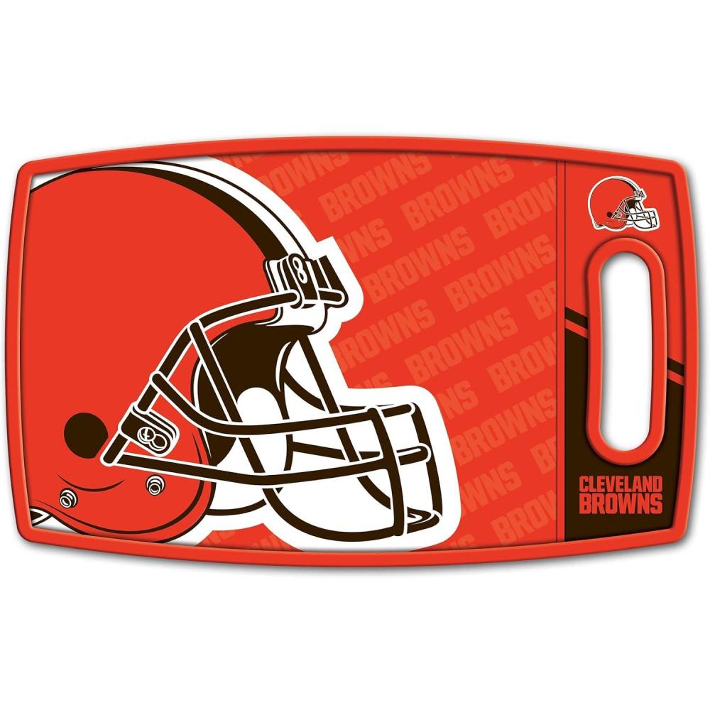 imageYouTheFan NFL Arizona Cardinals Logo Series Cutting BoardCleveland Browns