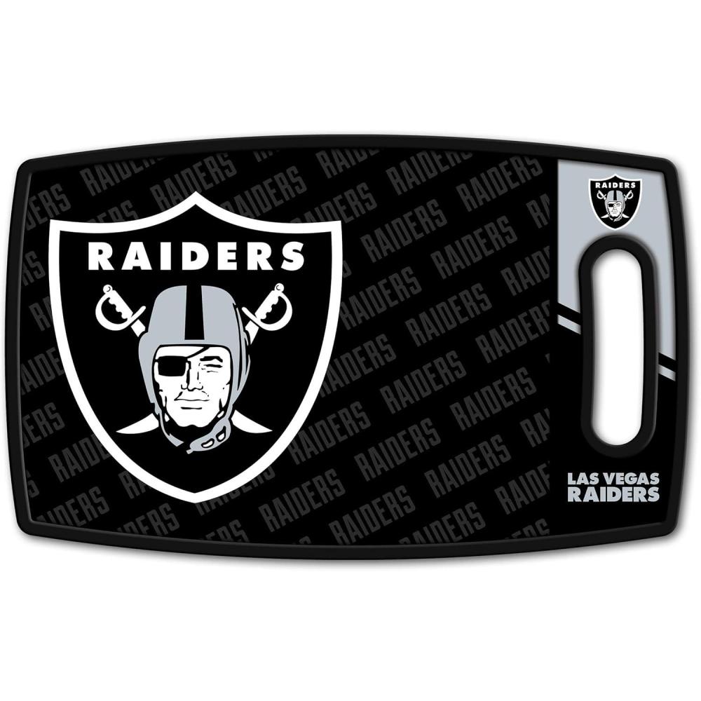 imageYouTheFan NFL Arizona Cardinals Logo Series Cutting BoardLas Vegas Raiders