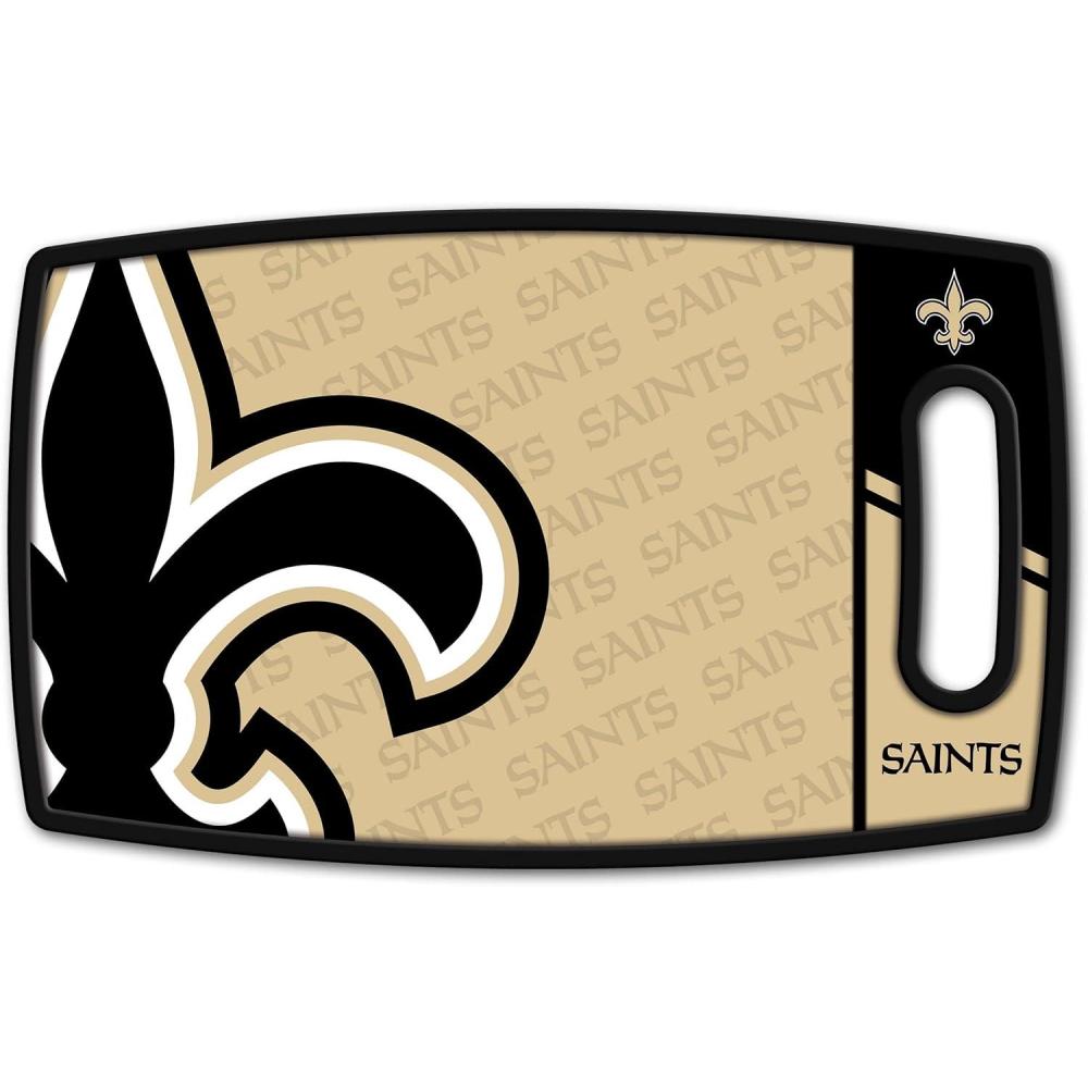 imageYouTheFan NFL Arizona Cardinals Logo Series Cutting BoardNew Orleans Saints
