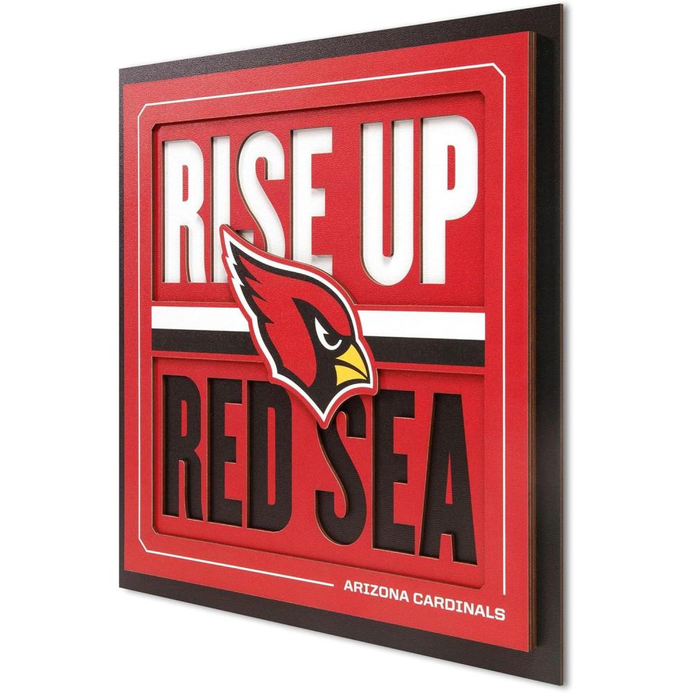 imageYouTheFan NFL Arizona Cardinals Slogan Series 3D Wall ArtArizona Cardinals