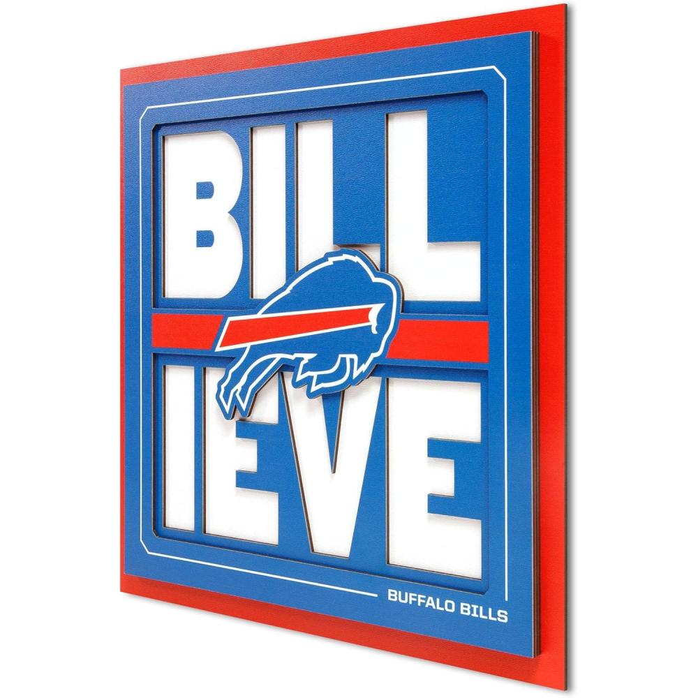 imageYouTheFan NFL Arizona Cardinals Slogan Series 3D Wall ArtBuffalo Bills
