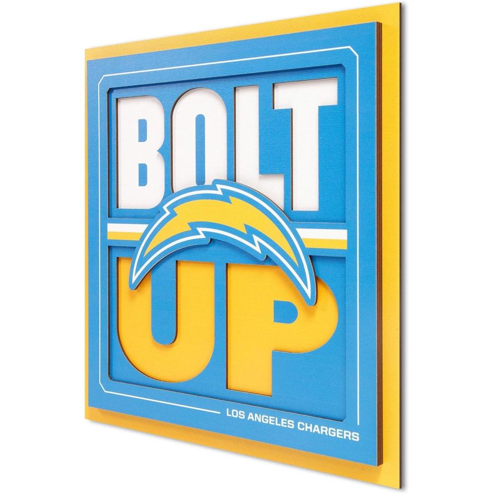 imageYouTheFan NFL Arizona Cardinals Slogan Series 3D Wall ArtLos Angeles Chargers