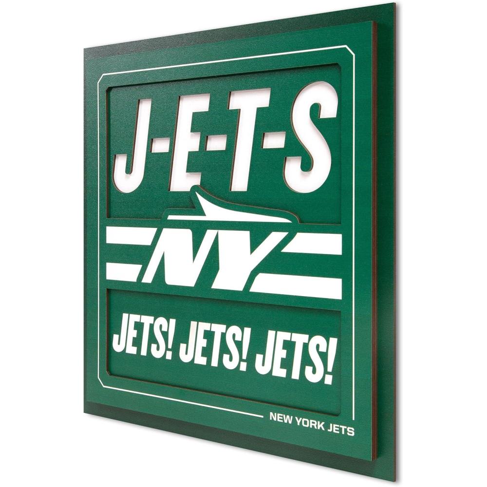 imageYouTheFan NFL Arizona Cardinals Slogan Series 3D Wall ArtNew York Jets