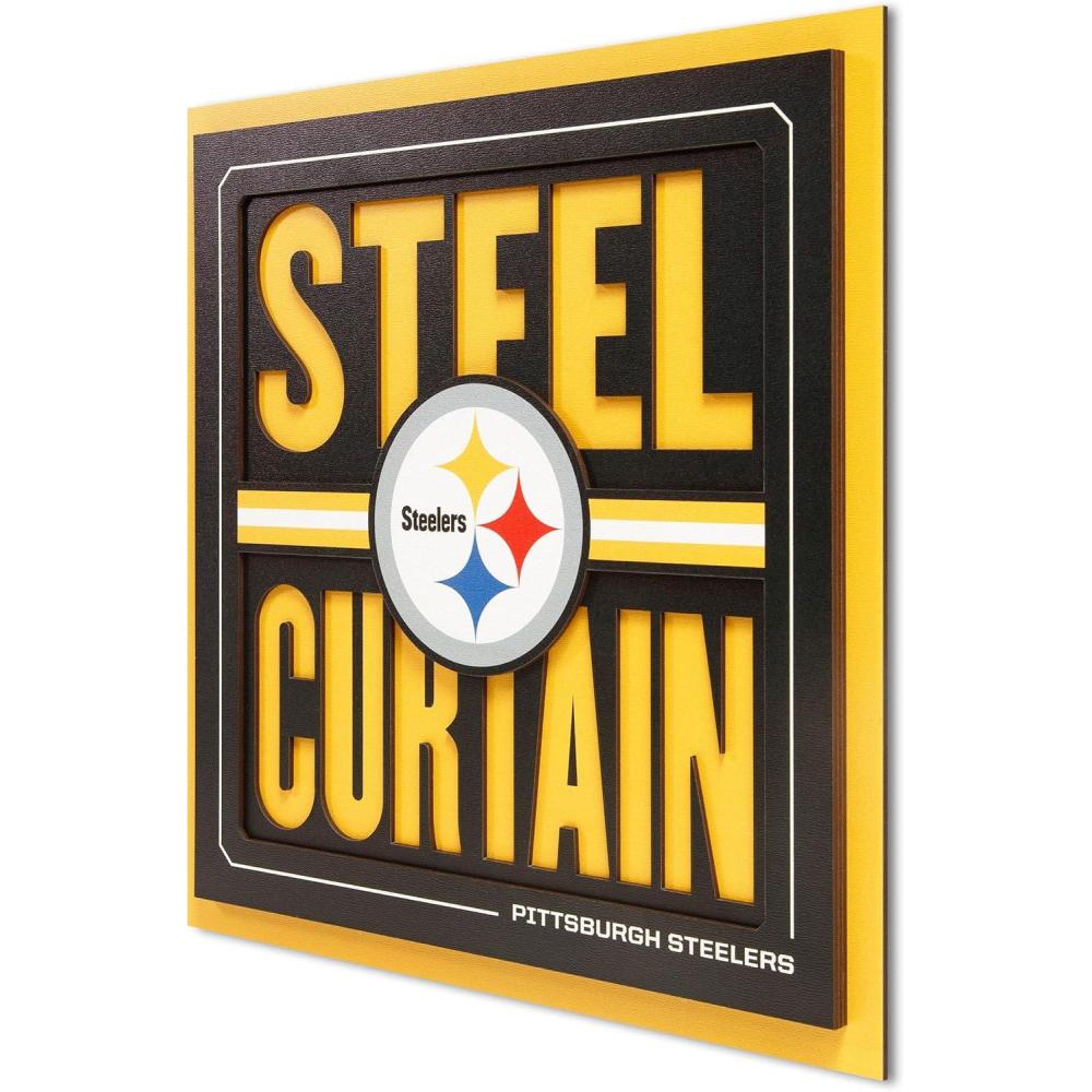 imageYouTheFan NFL Arizona Cardinals Slogan Series 3D Wall ArtPittsburgh Steelers