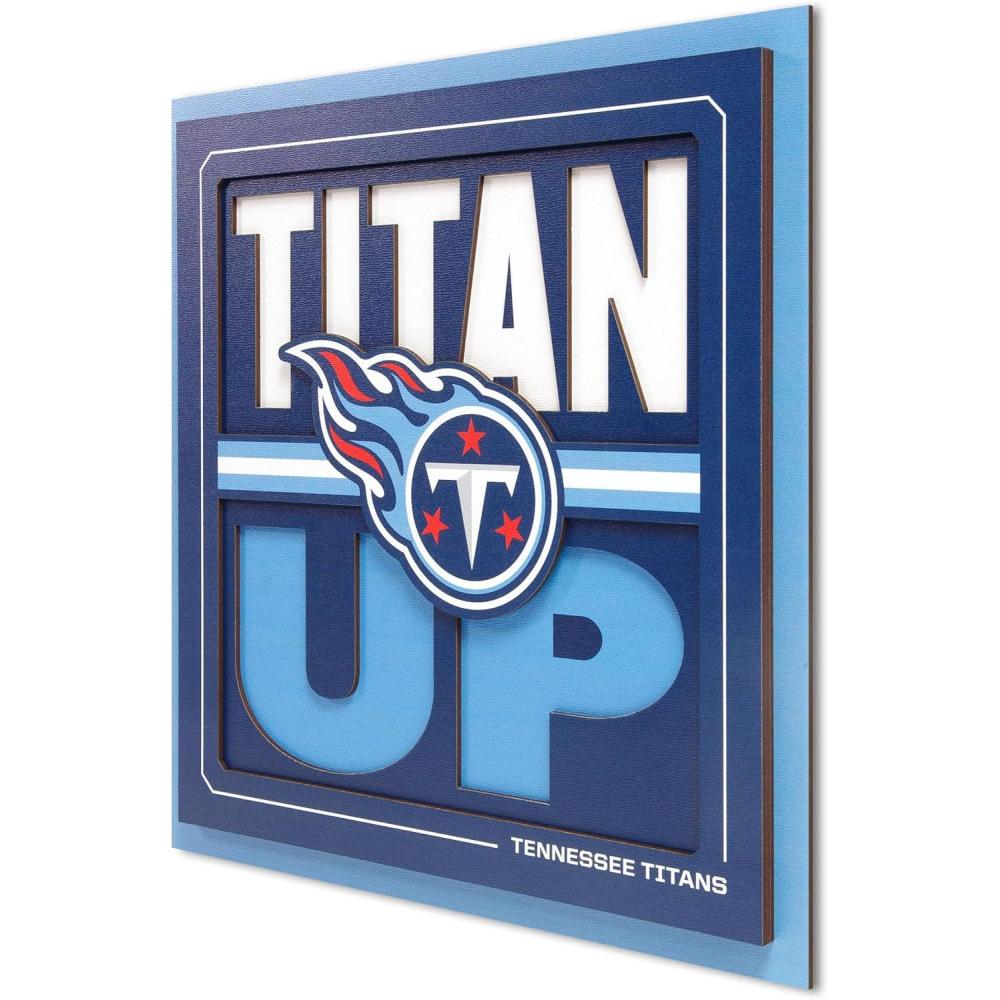 imageYouTheFan NFL Arizona Cardinals Slogan Series 3D Wall ArtTennessee Titans