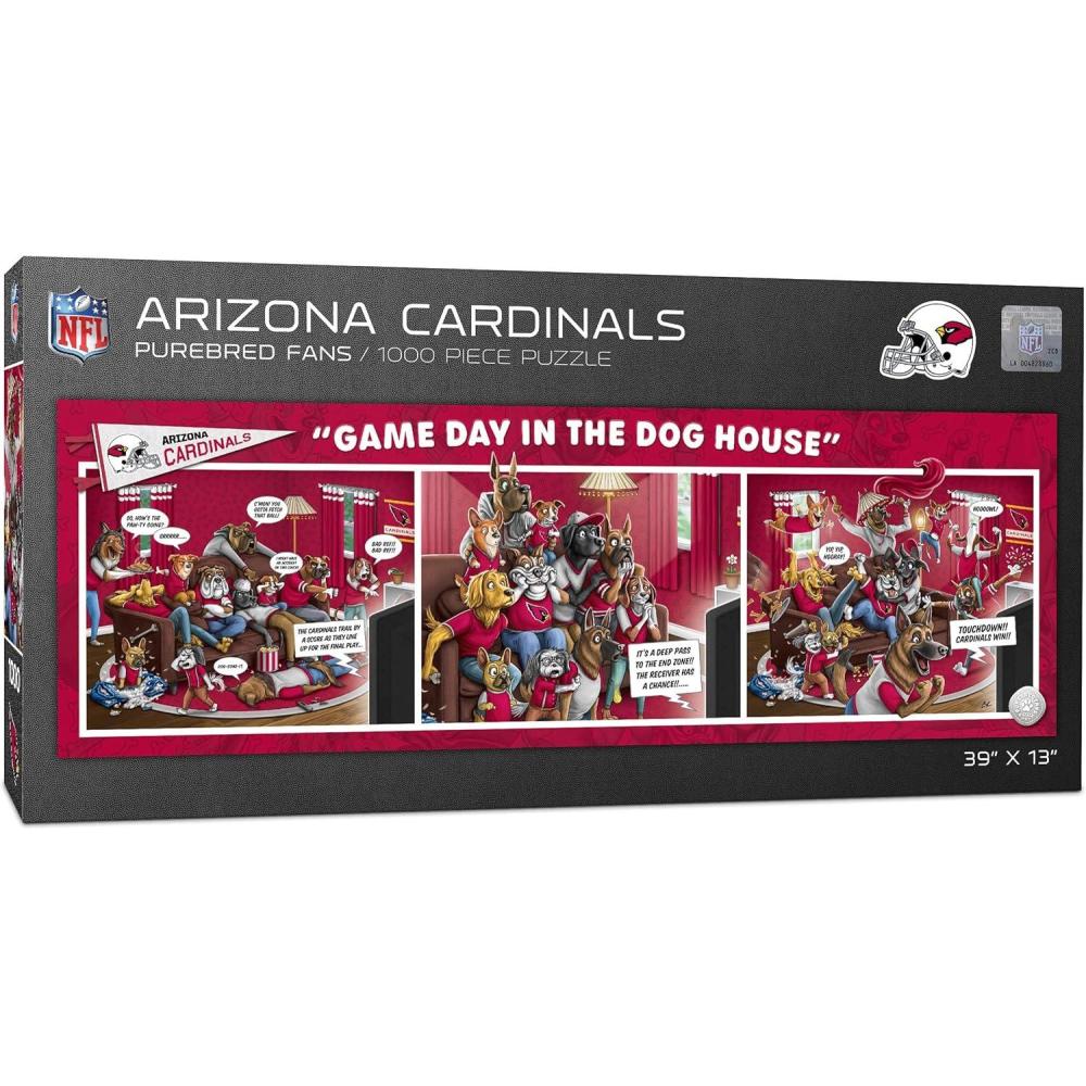 imageYouTheFan NFL Game Day in The Dog House 1000pc PuzzleArizona Cardinals