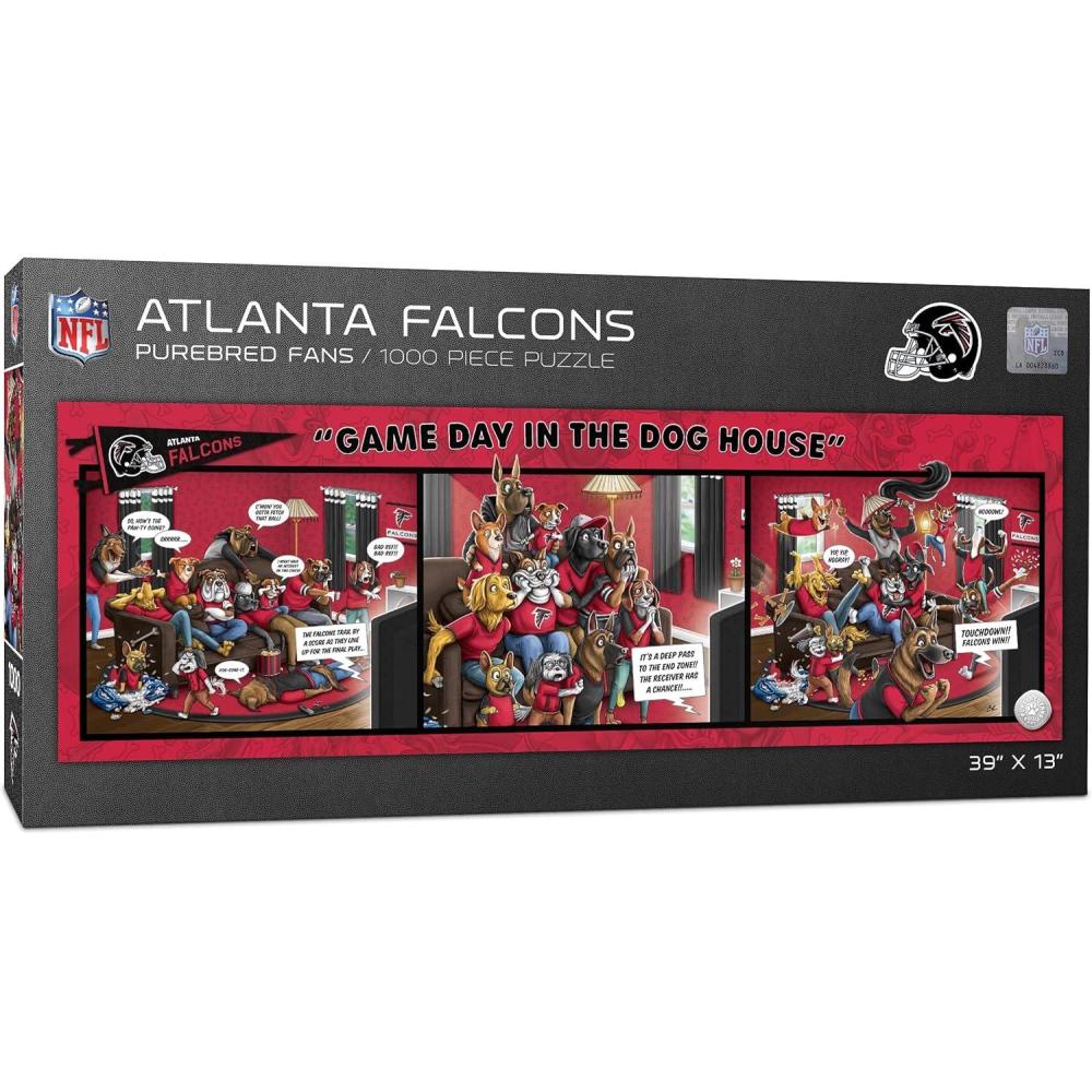 imageYouTheFan NFL Game Day in The Dog House 1000pc PuzzleAtlanta Falcons