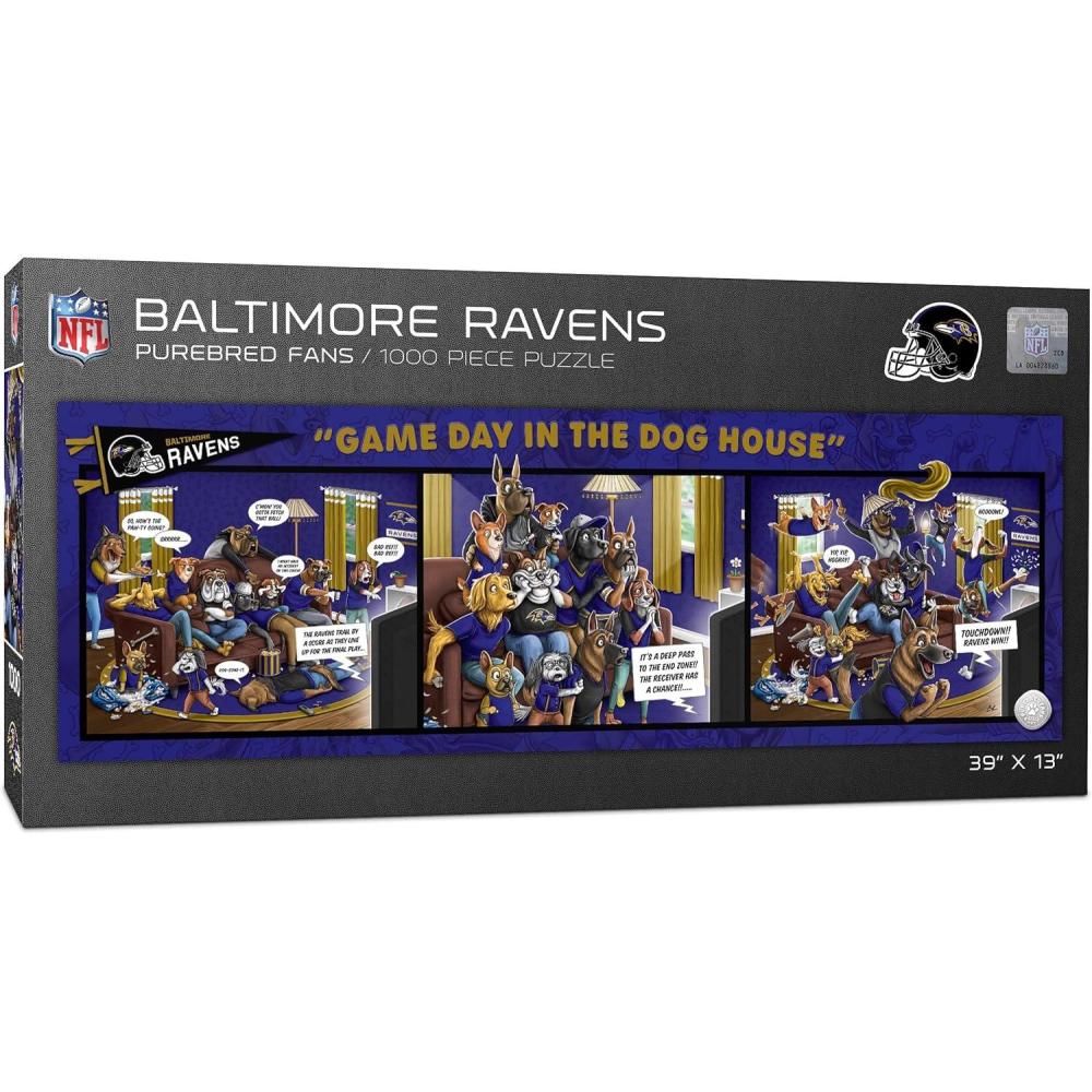 imageYouTheFan NFL Game Day in The Dog House 1000pc PuzzleBaltimore Ravens