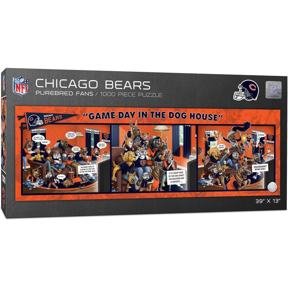 imageYouTheFan NFL Game Day in The Dog House 1000pc PuzzleChicago Bears