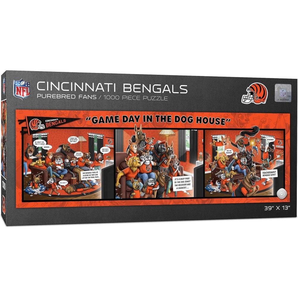 imageYouTheFan NFL Game Day in The Dog House  1000pc PuzzleCincinnati Bengals