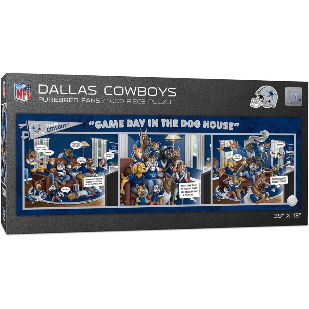 imageYouTheFan NFL Game Day in The Dog House  1000pc PuzzleDallas Cowboys