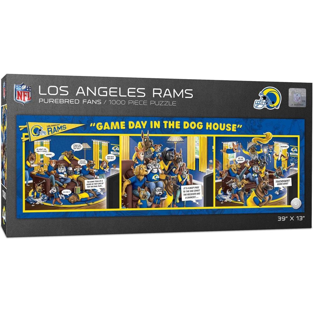 imageYouTheFan NFL Game Day in The Dog House  1000pc PuzzleLos Angeles Rams