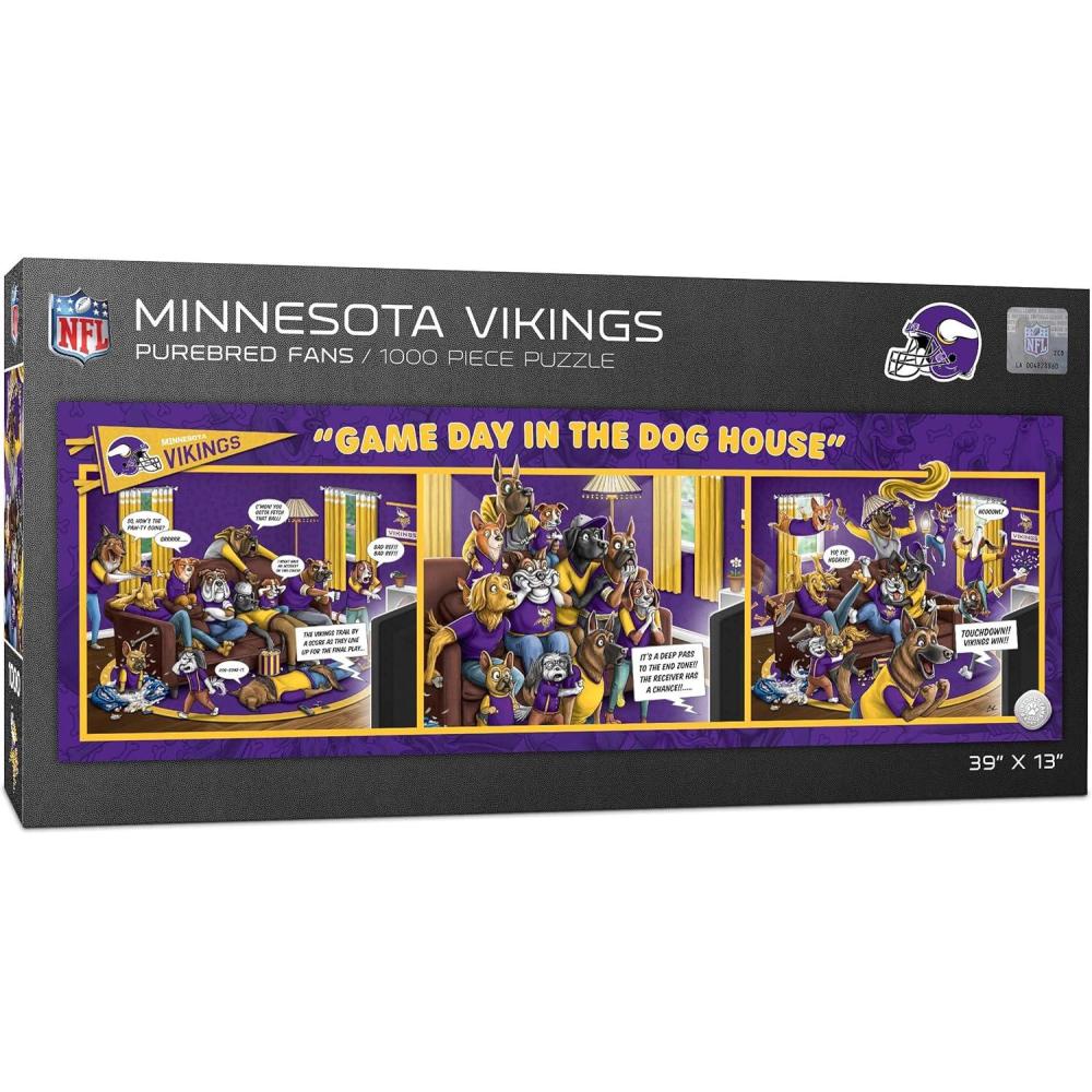 imageYouTheFan NFL Game Day in The Dog House  1000pc PuzzleMinnesota Vikings