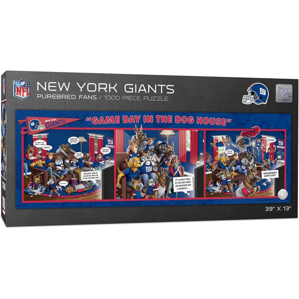 imageYouTheFan NFL Game Day in The Dog House  1000pc PuzzleNew York Giants