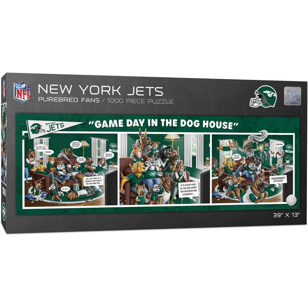 imageYouTheFan NFL Game Day in The Dog House  1000pc PuzzleNew York Jets