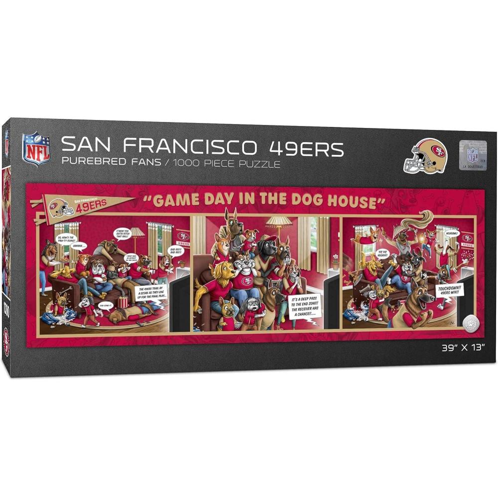 imageYouTheFan NFL Game Day in The Dog House 1000pc PuzzleSan Francisco 49ers