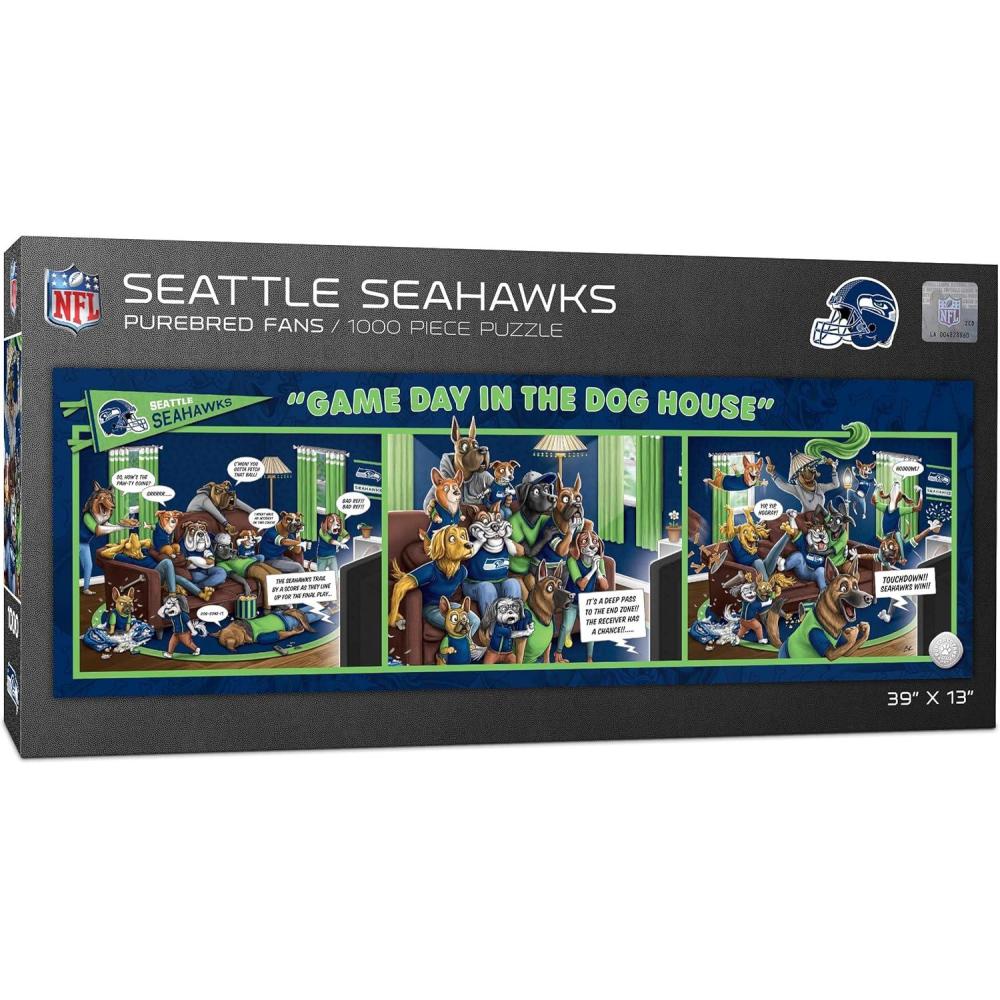 imageYouTheFan NFL Game Day in The Dog House 1000pc PuzzleSeattle Seahawks