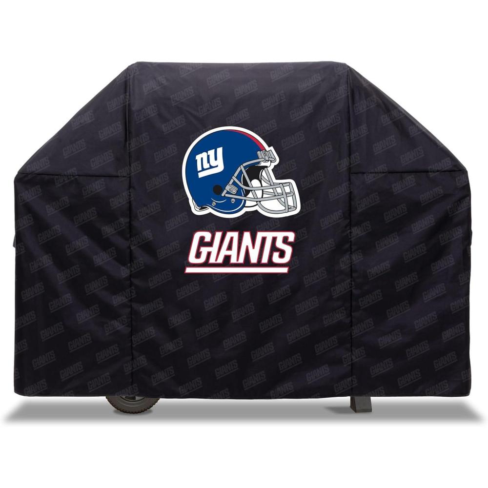 imageYouTheFan NFL Heavy Duty Waterproof Grill Cover  UV Resistant Durable Polyester BBQ Cover Weatherproof Protection for Outdoor Gas or Charcoal Grills for Grills up to 5 WideNew York Giants