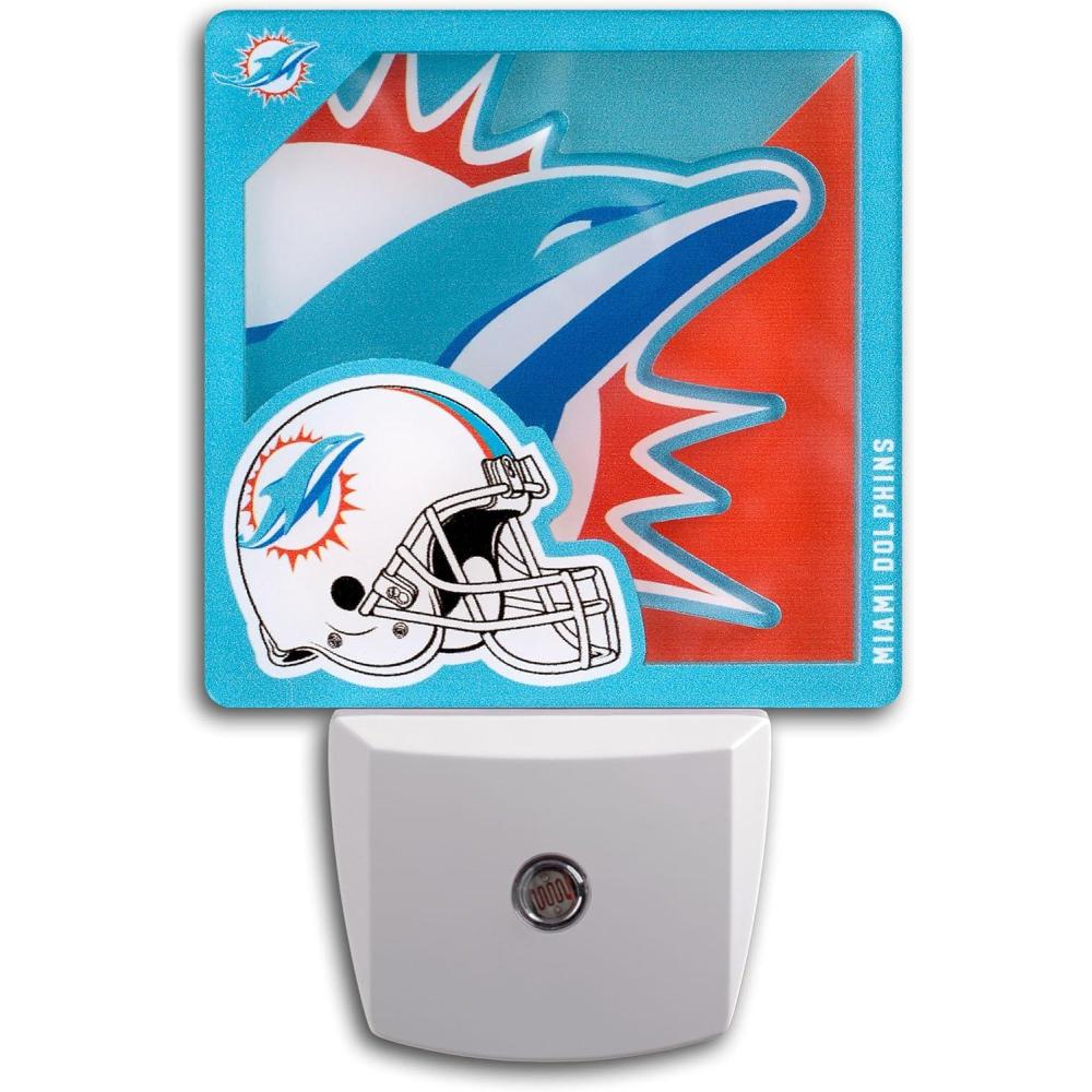 imageYouTheFan NFL Logo Series Nite LightMiami Dolphins