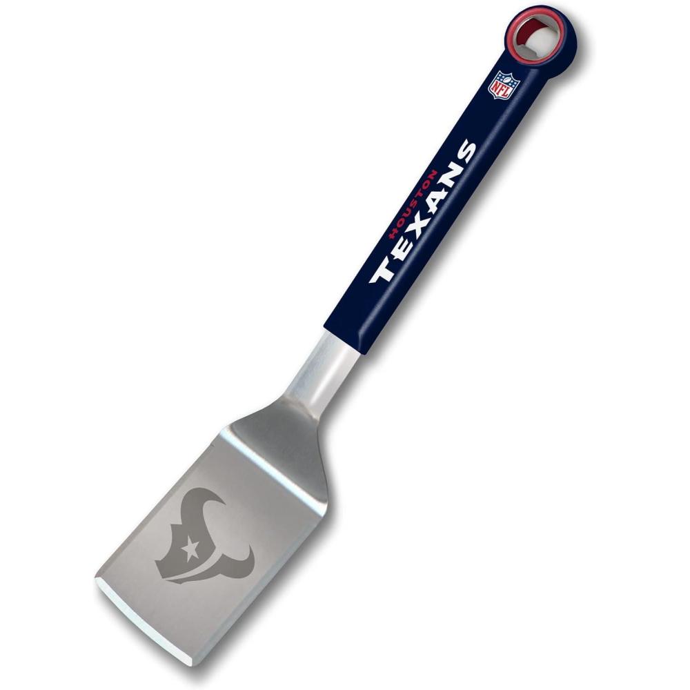 imageYouTheFan NFL Stainless Steel BBQ Spatula with Bottle OpenerHouston Texans