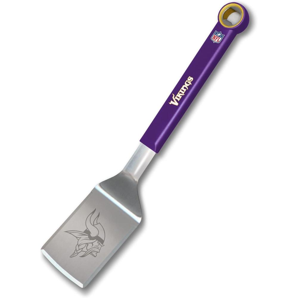 imageYouTheFan NFL Stainless Steel BBQ Spatula with Bottle OpenerMinnesota Vikings
