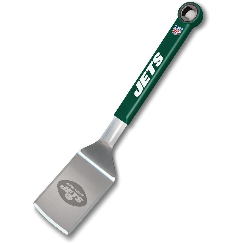 imageYouTheFan NFL Stainless Steel BBQ Spatula with Bottle OpenerNew York Jets