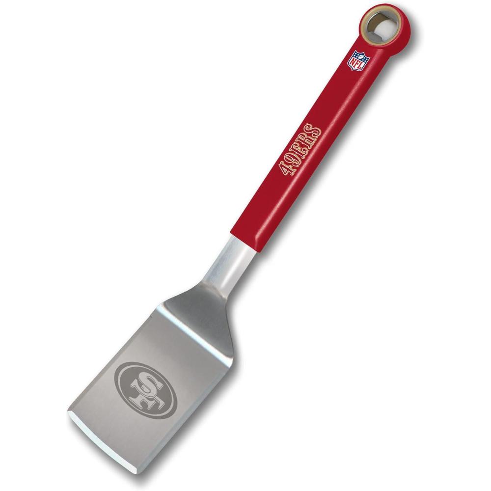 imageYouTheFan NFL Stainless Steel BBQ Spatula with Bottle OpenerSan Francisco 49ers