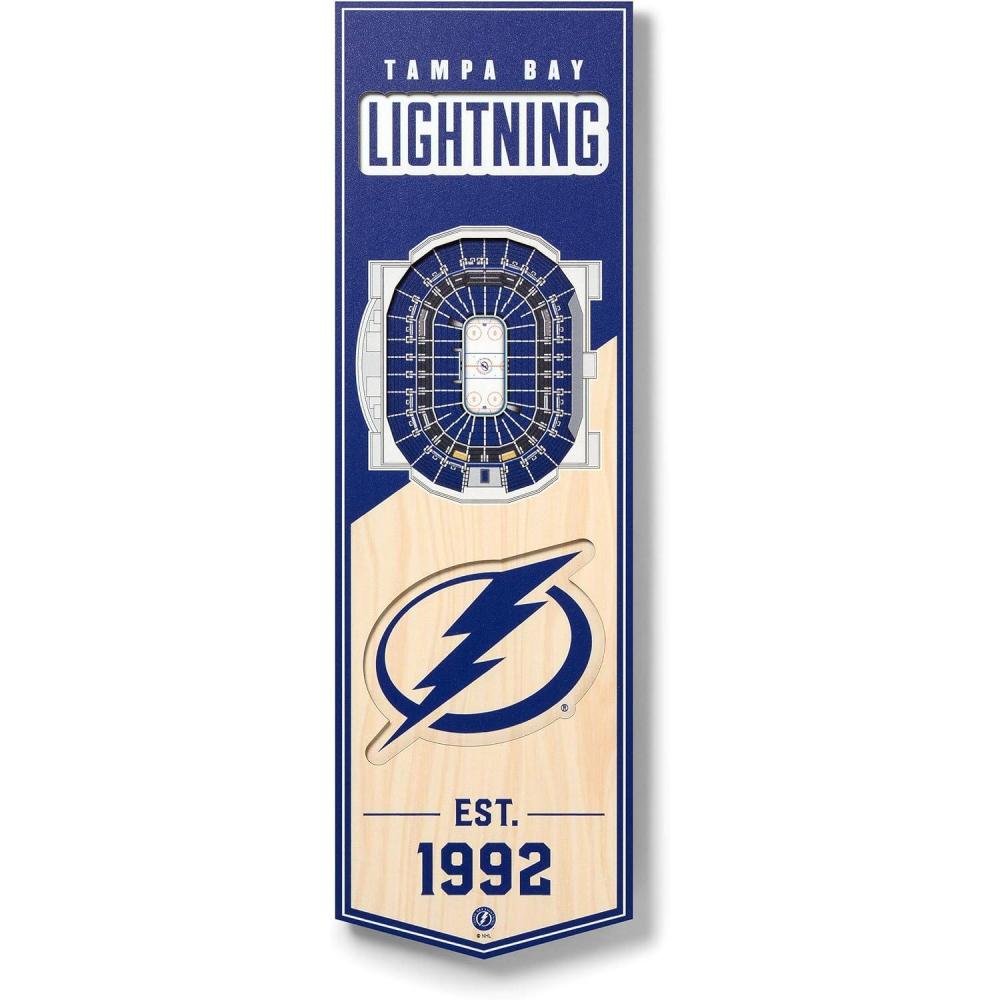 imageYouTheFan NHL 3D Stadium 6x19 BannerTampa Bay